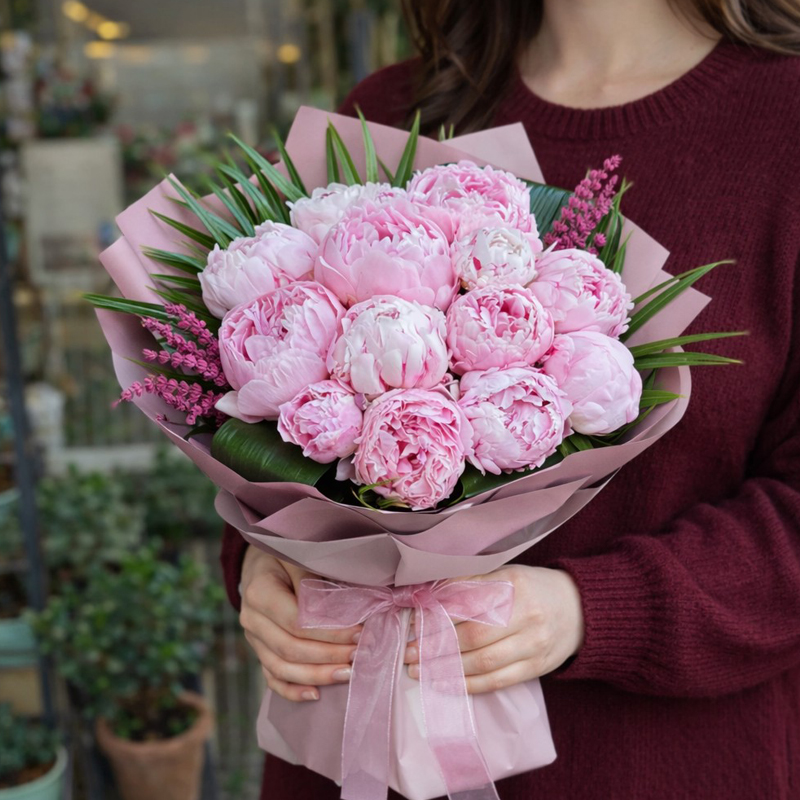 13 Pink Peony