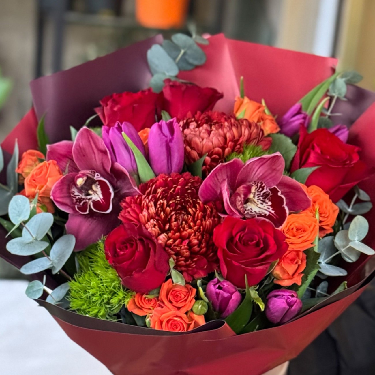 Güller Laleler ve Orkide