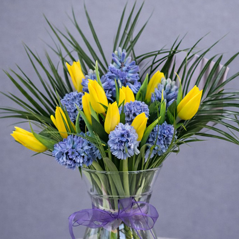 Sarı Lale ve Mor Sümbüller