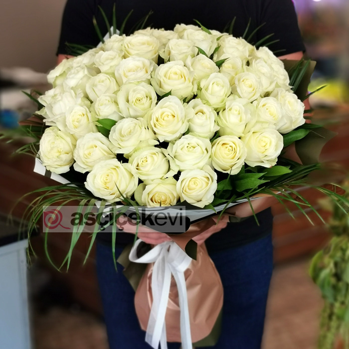 Beyaz Gül Buketi