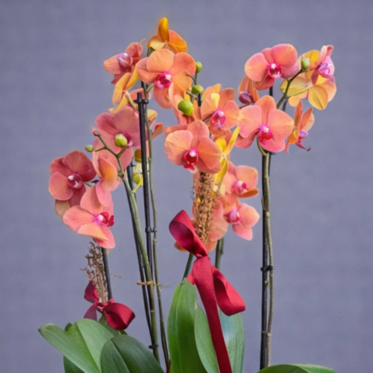 Bakır Saksı Surf Song Orkideler