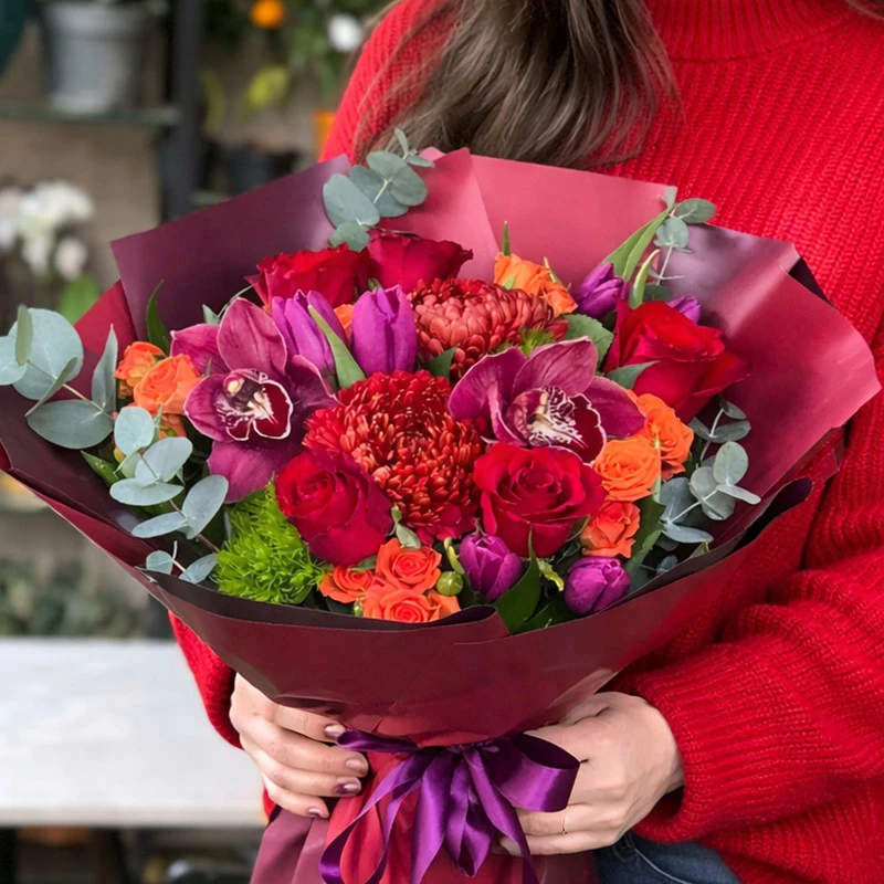 Güller Laleler ve Orkide