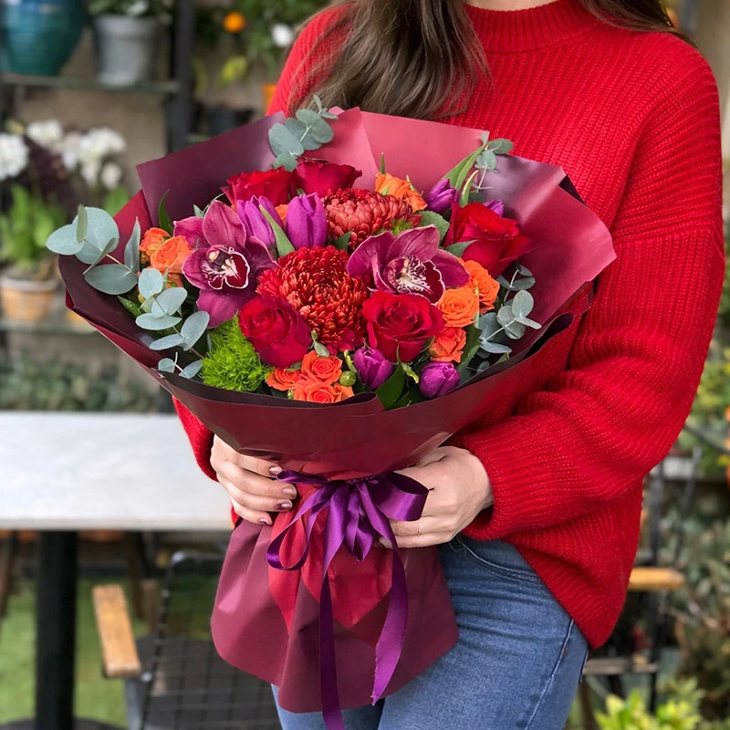 Güller Laleler ve Orkide