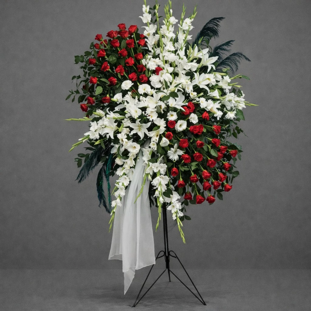 Kırmızı Beyaz Ferforje