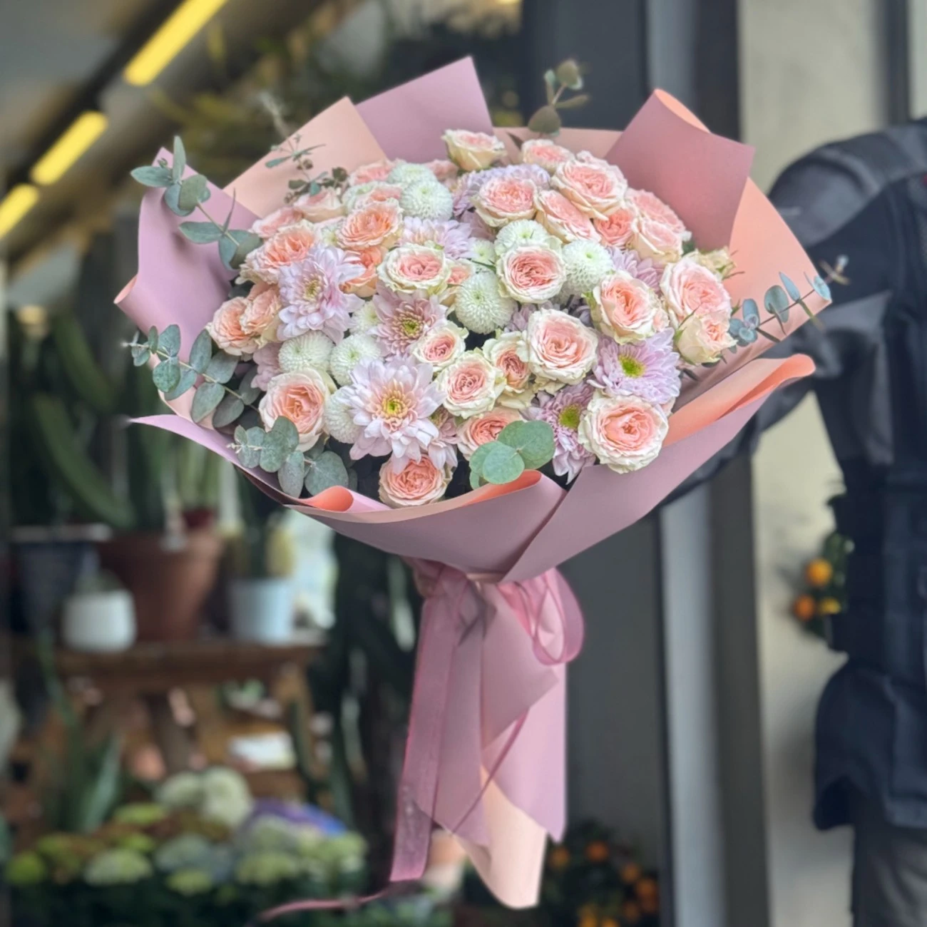 Pastel Sevgi Çiçek Buketi