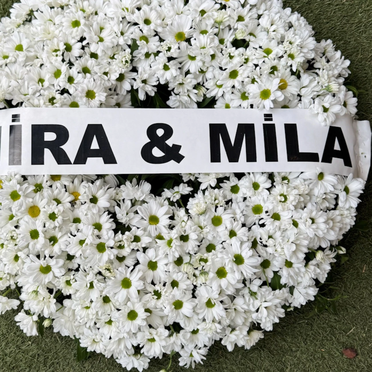 Cenaze İçin Çelenk Papatya