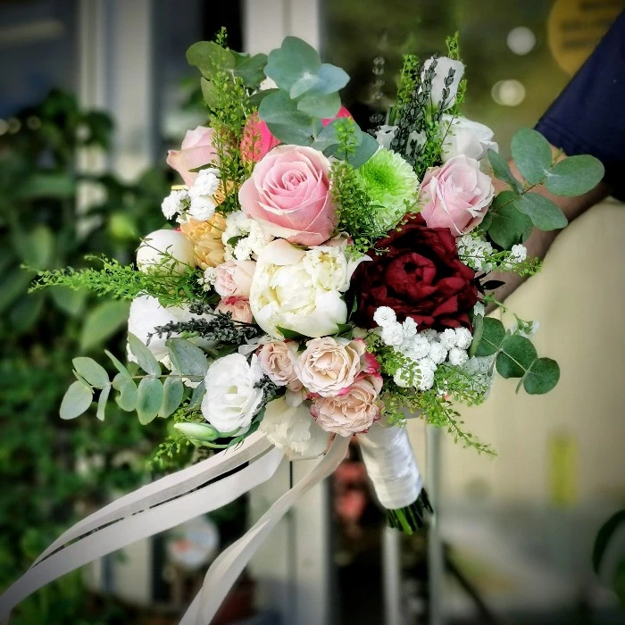 Pastel Renkler Gelin Buketi