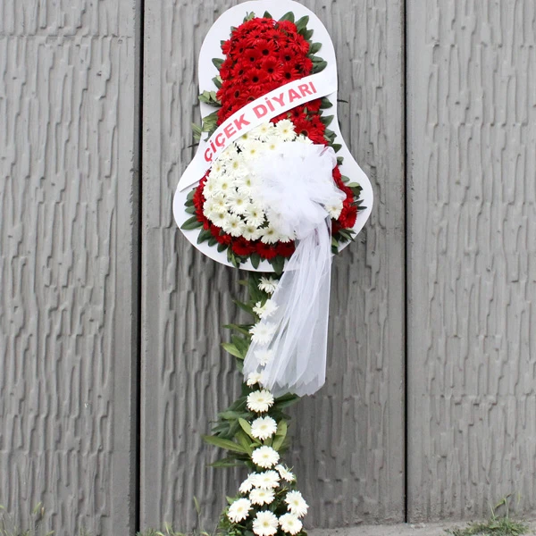 Kırmızı Beyaz Gelin Duvağı