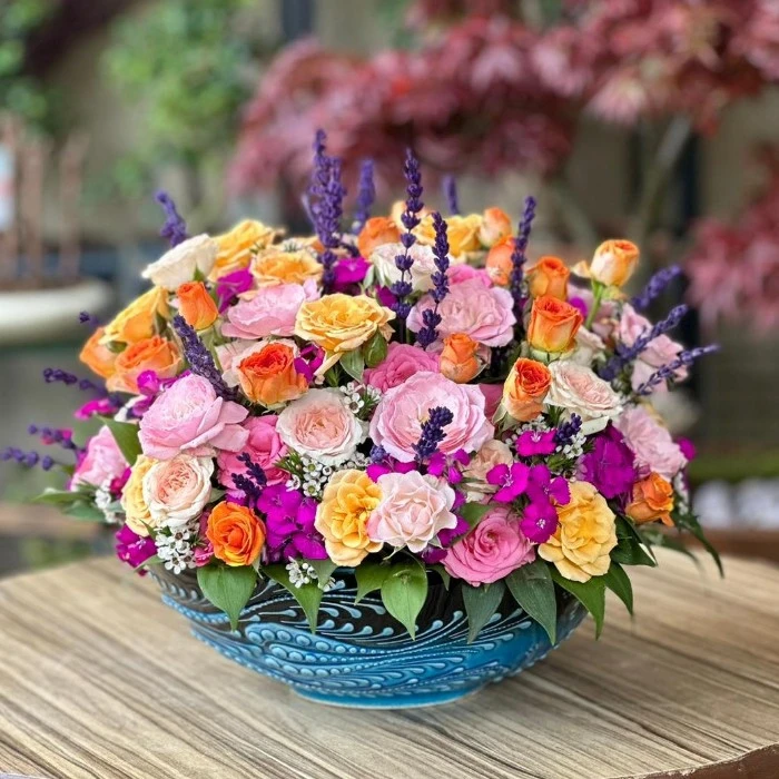 Renkli Çardak Güller