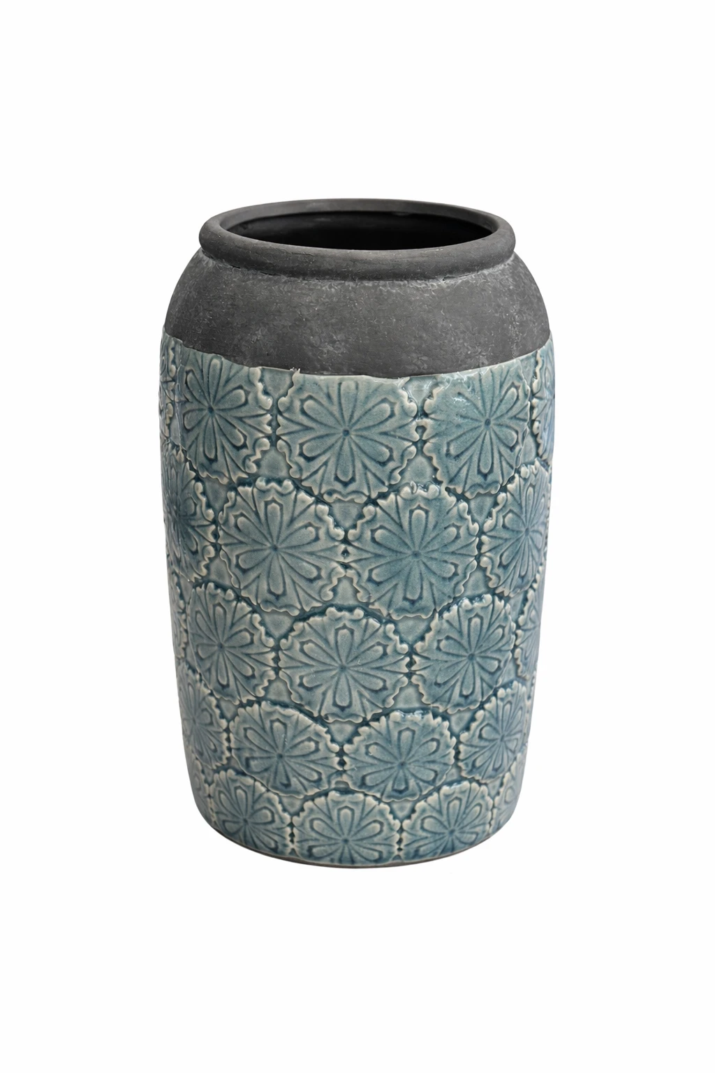 Doğal desenli seramik vazo